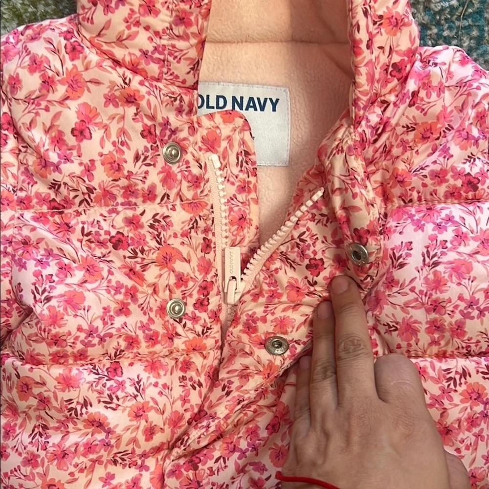 Old Navy Pink Floral Baby Jacket